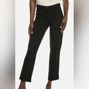 L'Agence Alexia High Rise Crop Cigarette Women's Jean New Black 27